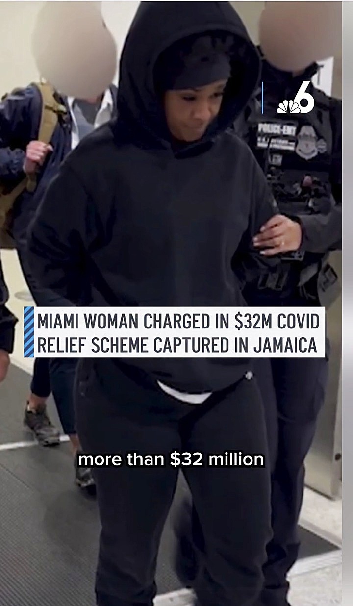Elaine Escoe — arrested in Jamaica returned to South Florida