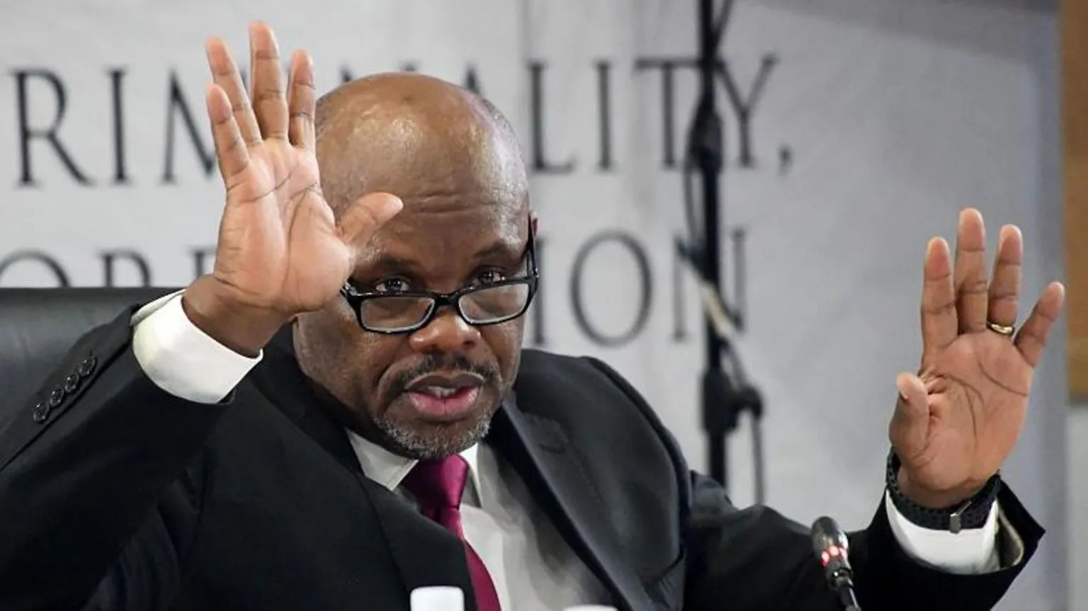 Supplied photograph accompanying the Shadrack Sibiya court report