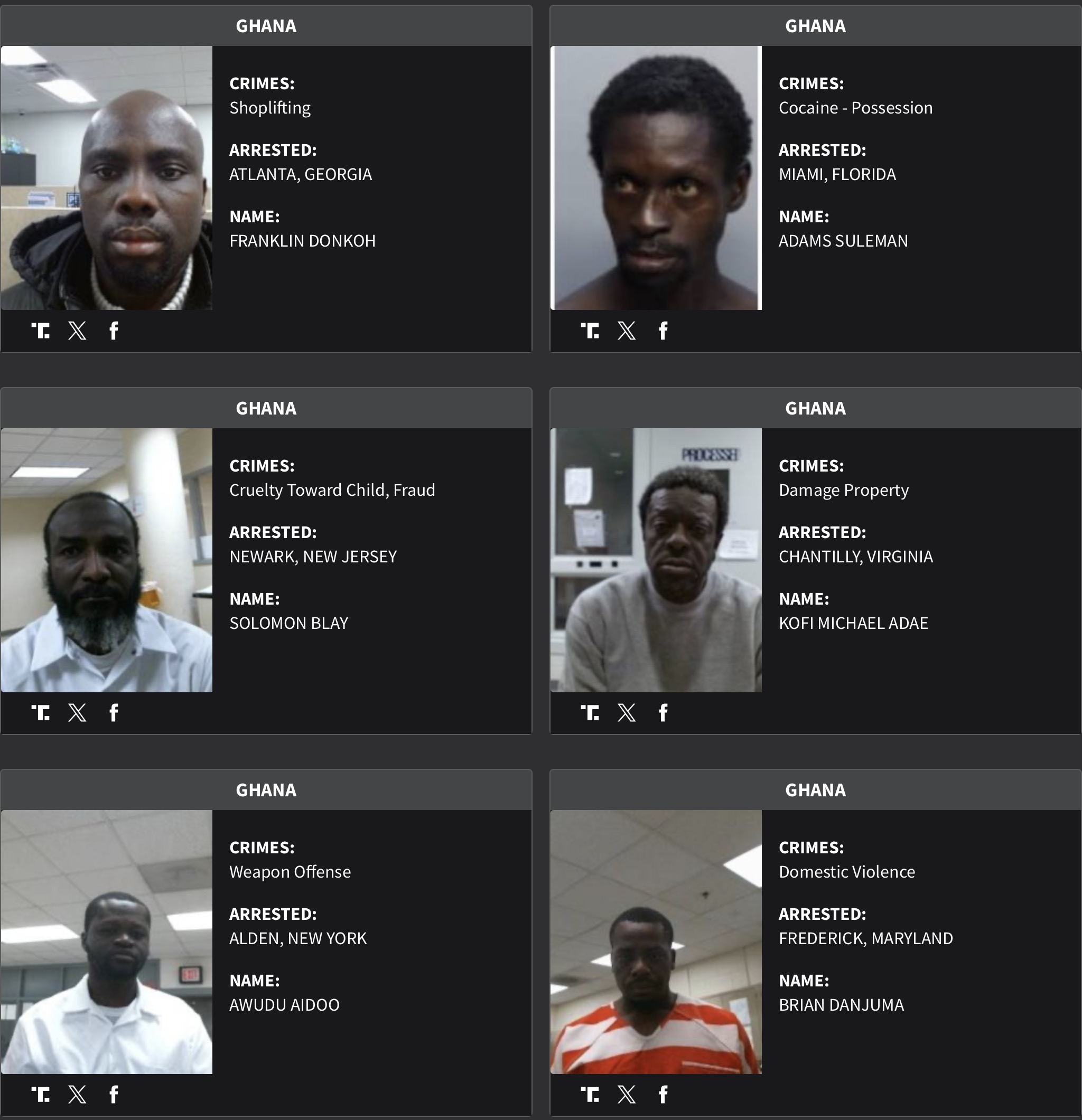 Ghana DHS arrest sheet 3
