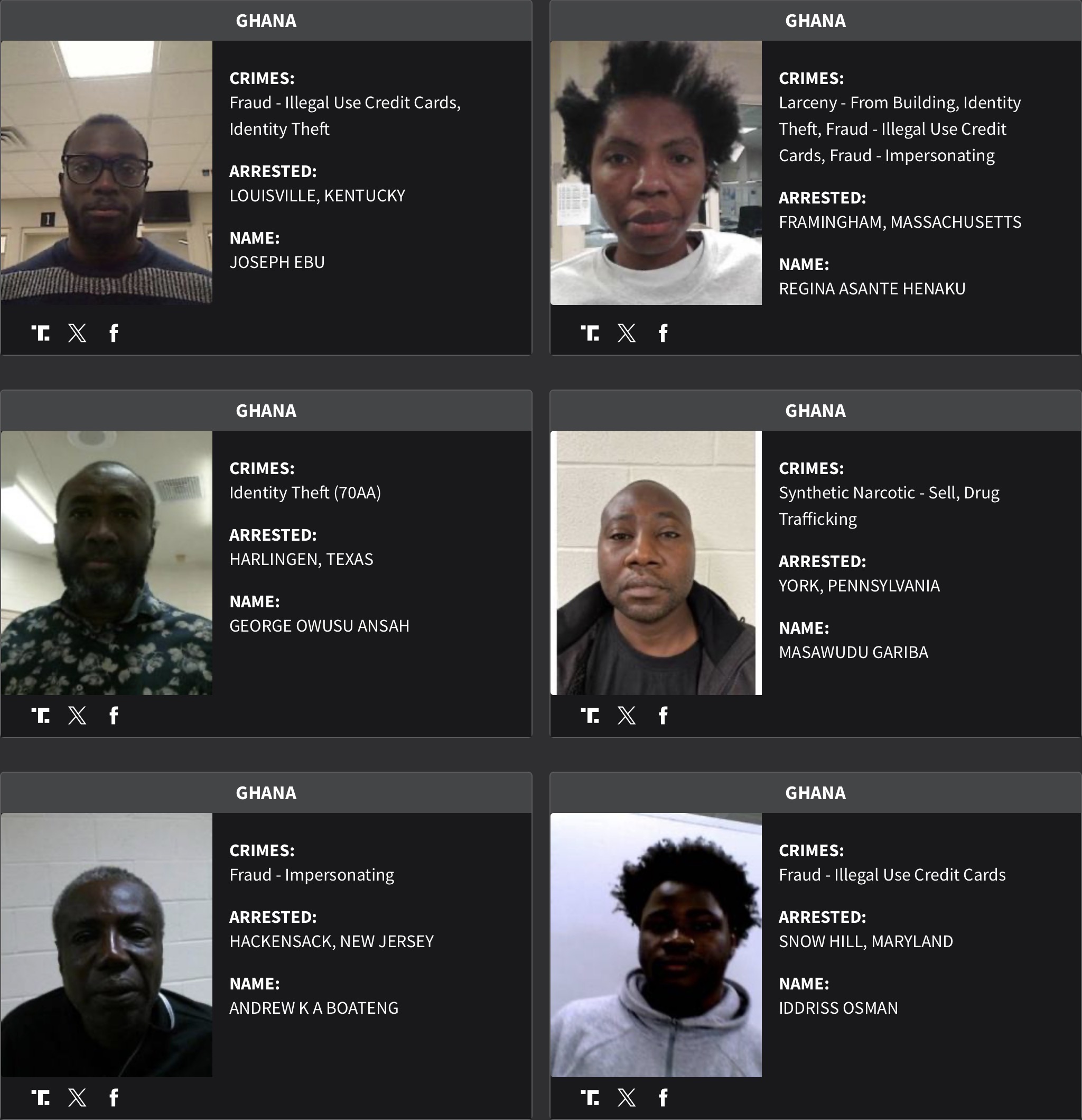 Ghana DHS arrest sheet 4