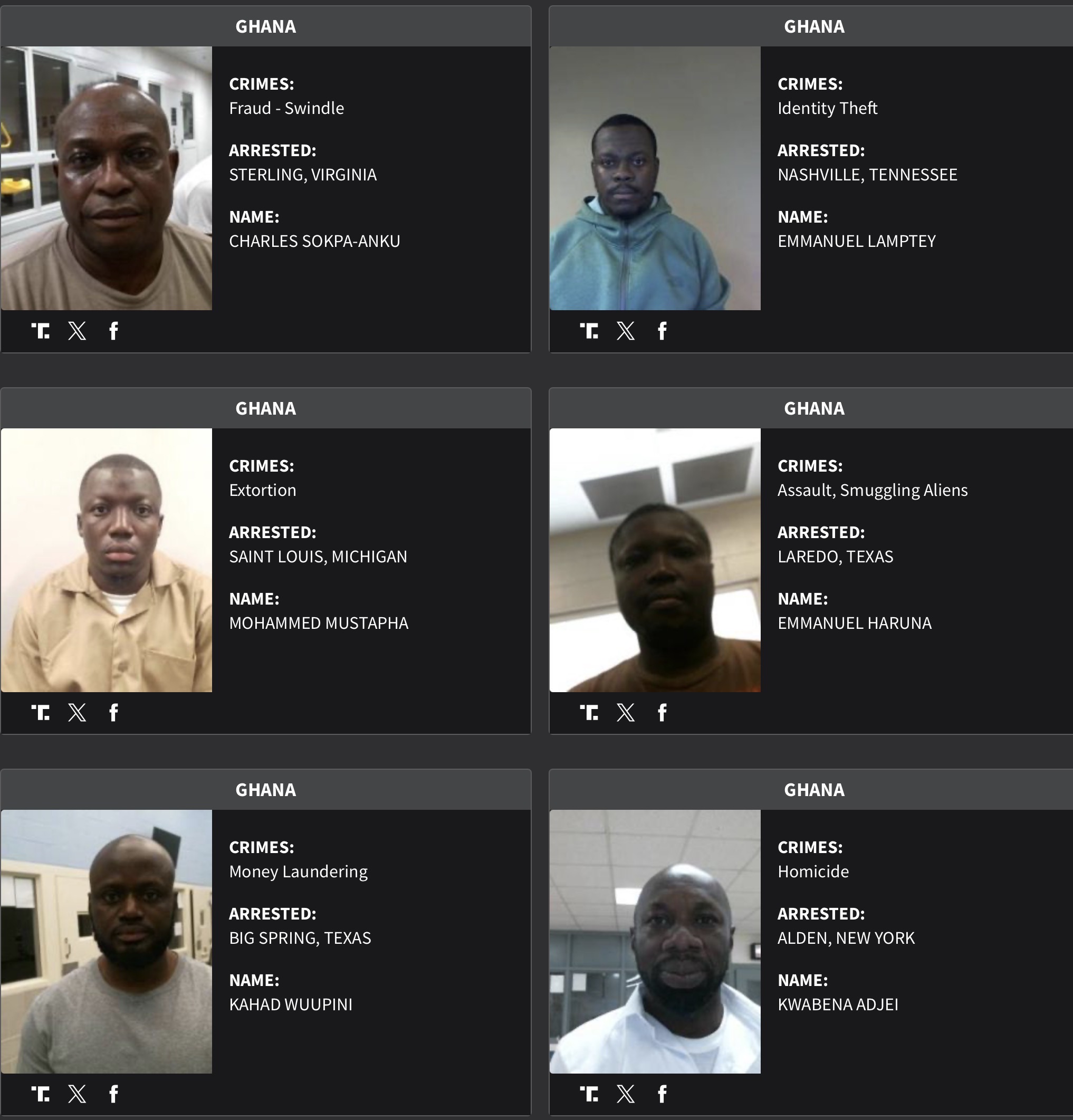 Ghana DHS arrest sheet 6