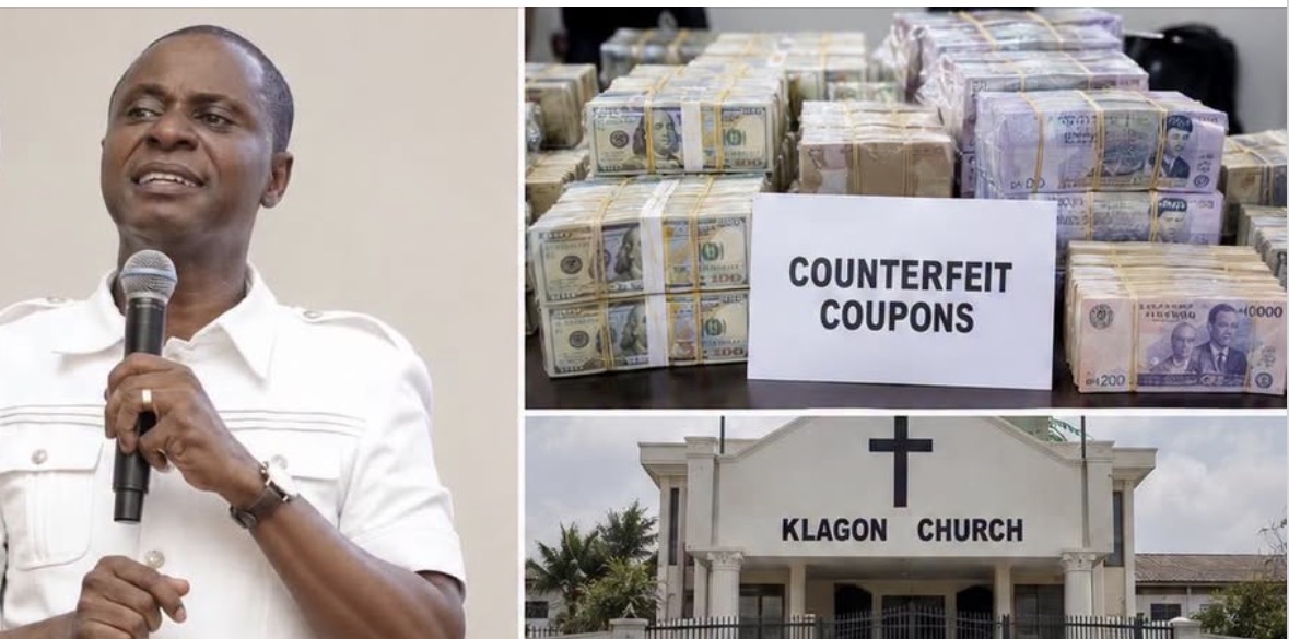 Supplied composite accompanying the Klagon counterfeit-currency report