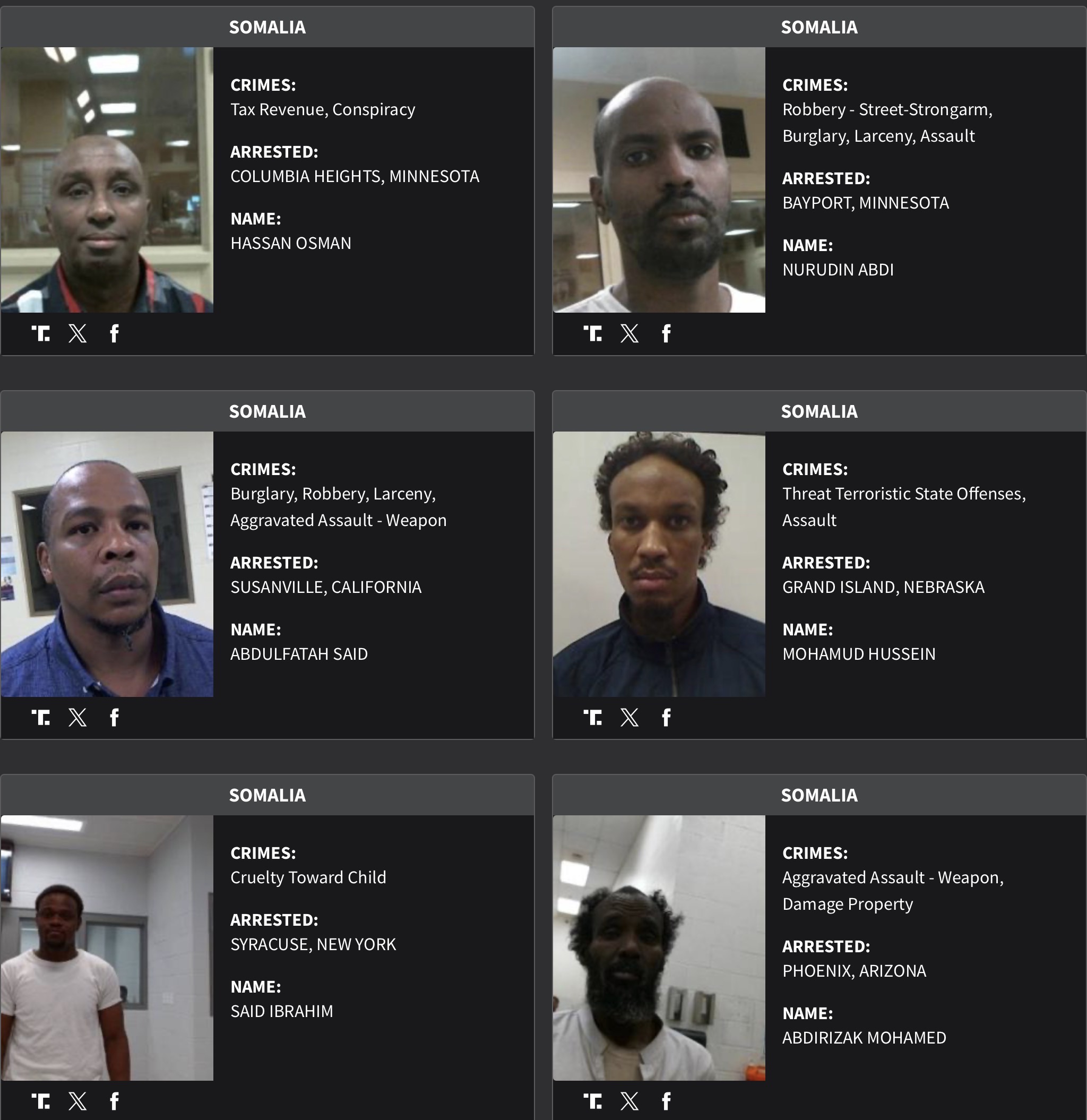 Somalia DHS arrest sheet 7