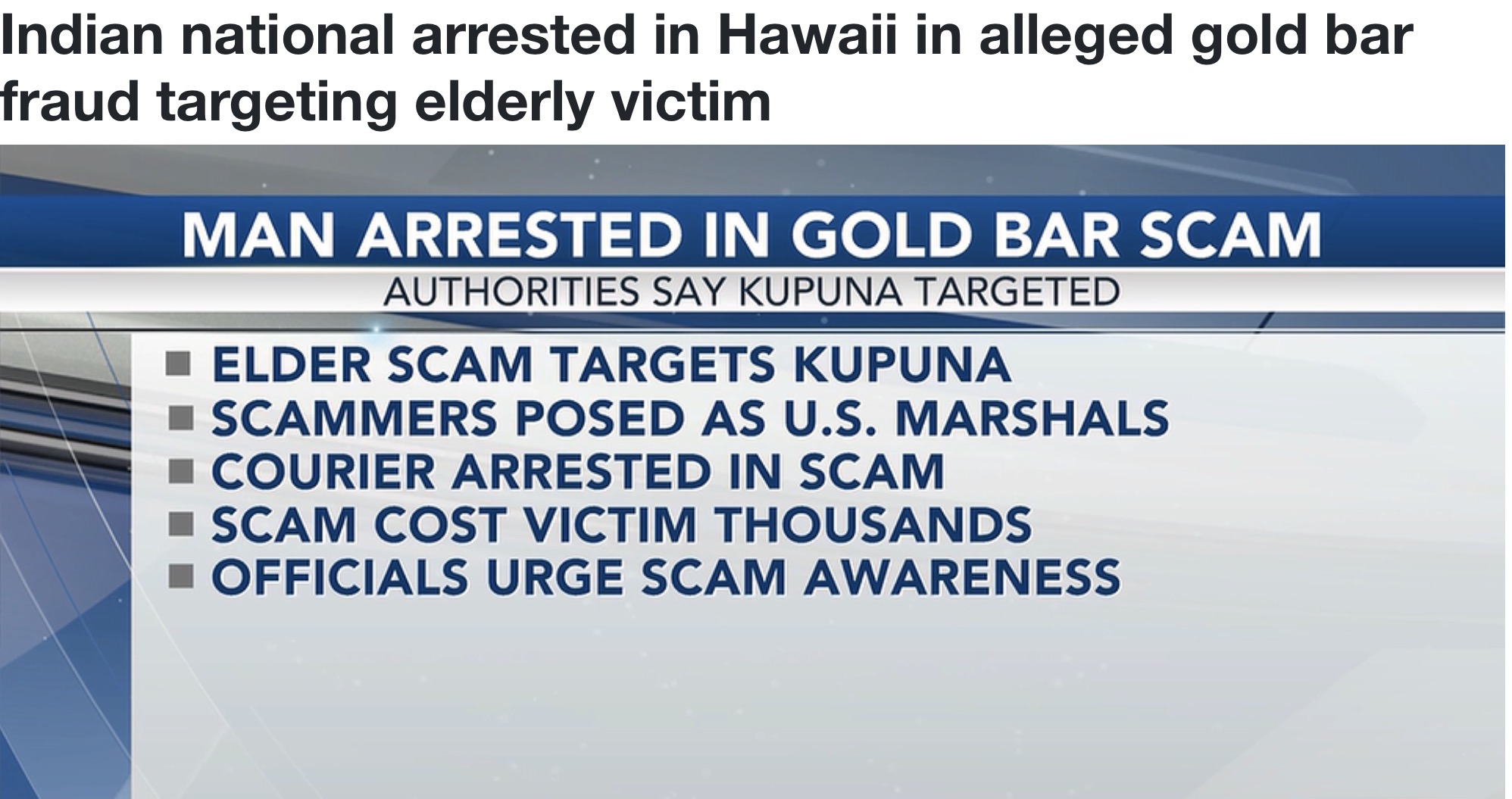 Harsh Shah — Indian National Arrested in Gold Bar Fraud Hawaii